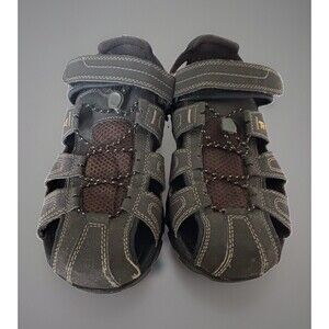 New Teva Men’s Forebay Outdoor Hiking Sandals Closed Toe  Coffee Brown Size 11